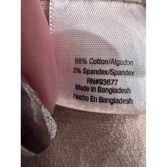 Vintage St. John's Bay Stretch Tan Corduroy Blazer Jacket XL Cotton Spandex - Picture 9 of 10